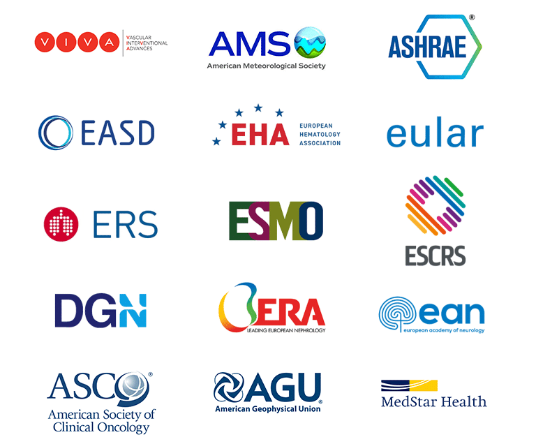 Logos, the choice of leading medical associations